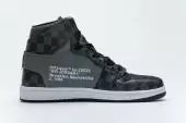 nike air jordan 1 x louis vuitton x off white pas cher high grey